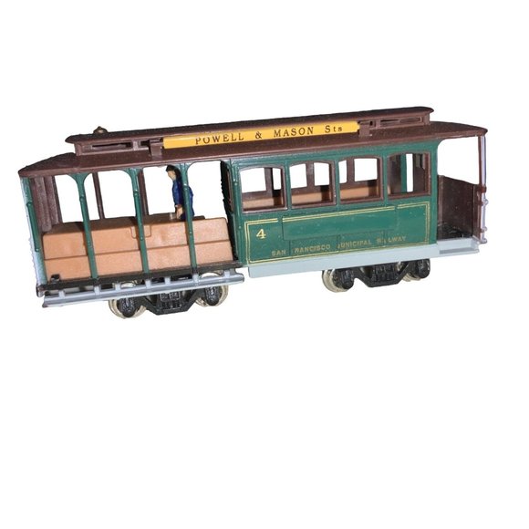 HO scale, Classic Streetcars Toy w/Orig Box, 2 Cars-Desire St Powell & Mason ST. - Picture 3 of 16
